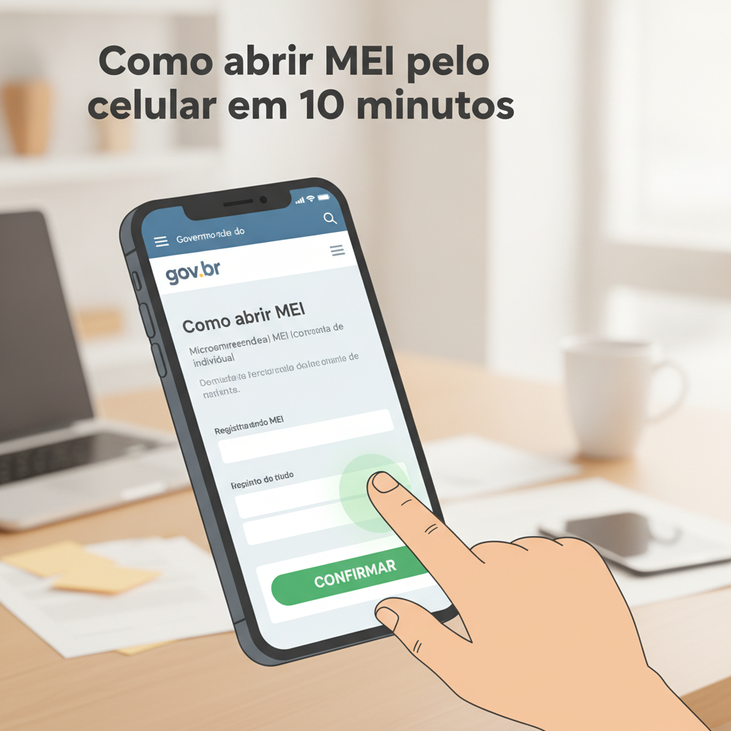 Como abrir MEI pelo celular em 10 minutos