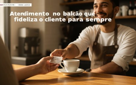 Atendimento no balcão que fideliza o cliente para sempre