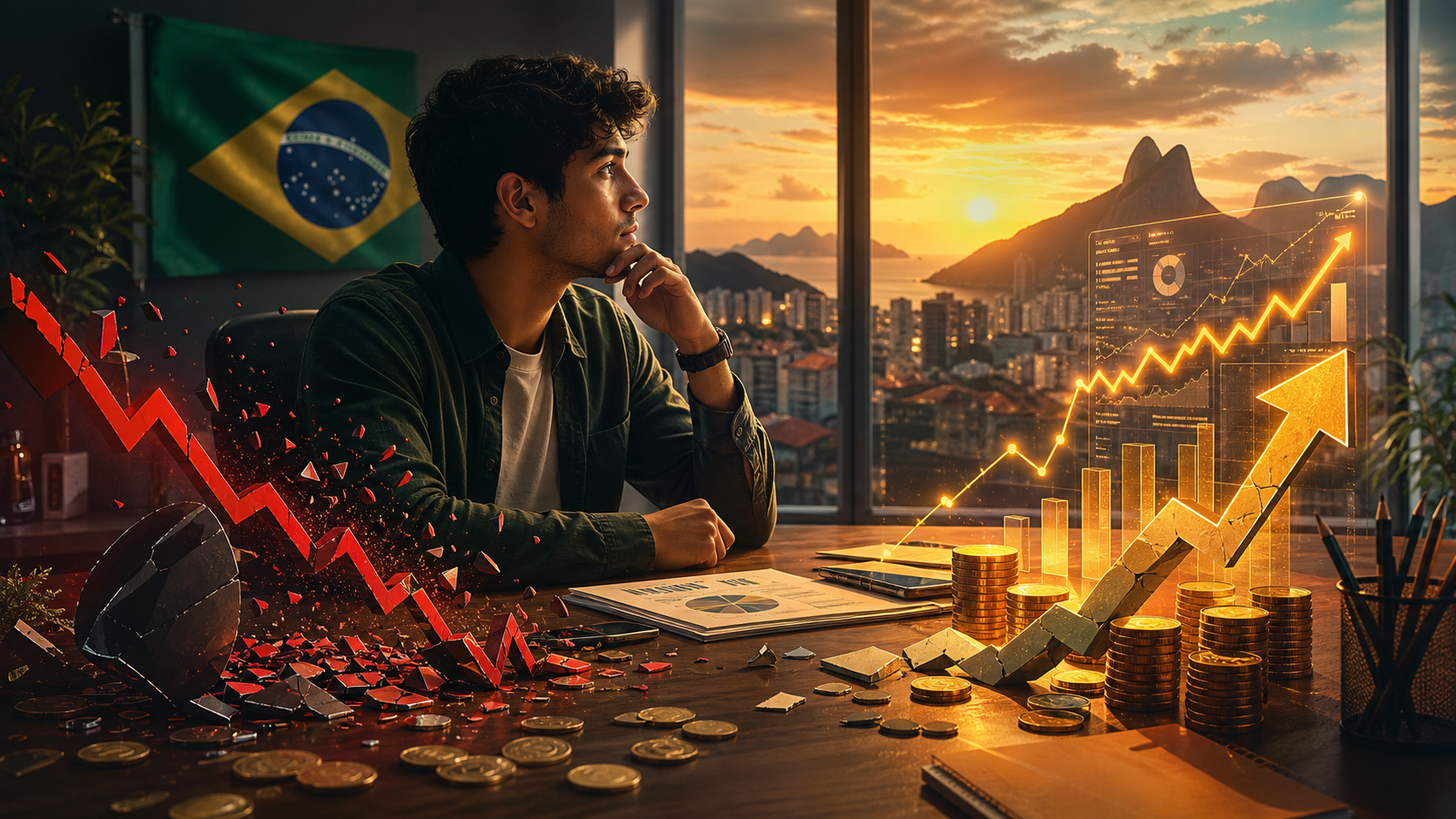 Meu Primeiro Investimento: O Que Eu Aprendi Depois de Perder Dinheiro