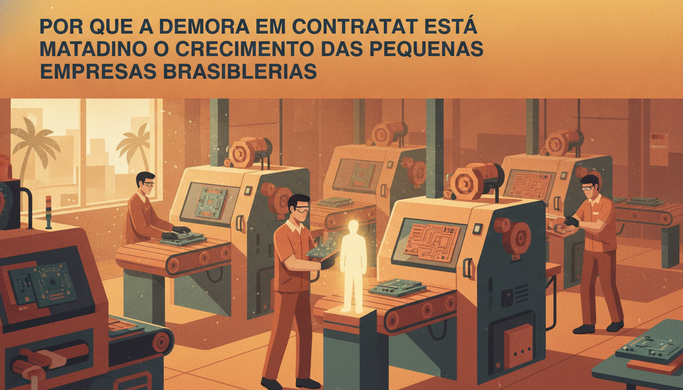 Por que a demora em contratar está matando o crescimento das pequenas empresas brasileiras