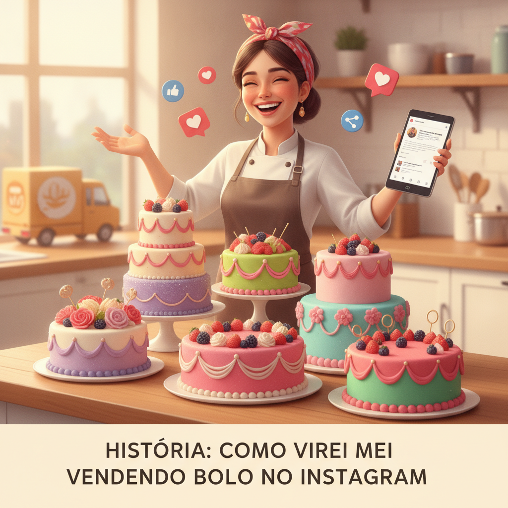 História: como virei MEI vendendo bolo no Instagram