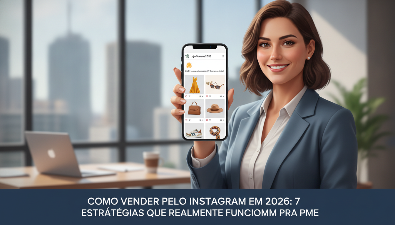Como vender pelo Instagram em 2026: 7 estrategias que realmente funcionam pra PME