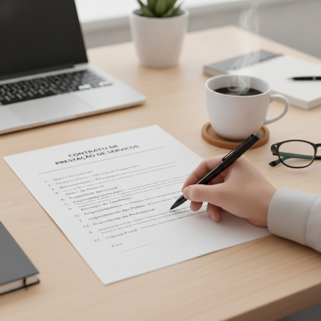 Contrato de prestação de serviços: 11 cláusulas que protegem o freelancer