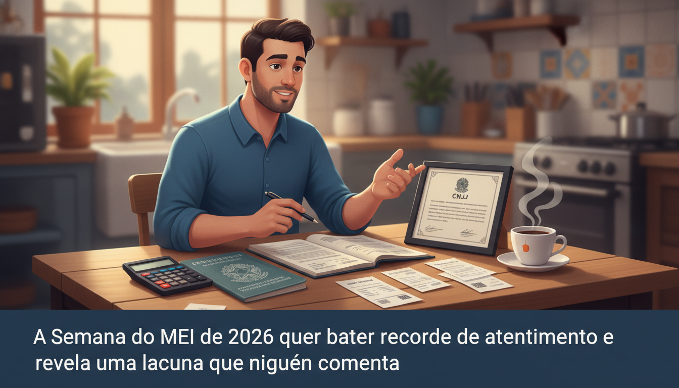 A Semana do MEI de 2026 quer bater recorde de atendimento e revela uma lacuna que ninguém comenta