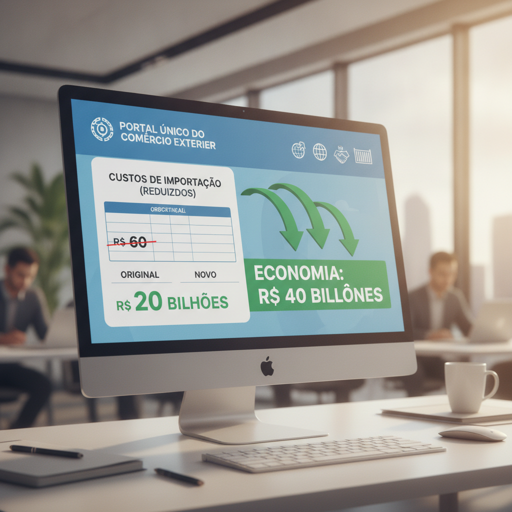 Portal Unico do comercio exterior pode cortar R$ 40 bilhoes em custos