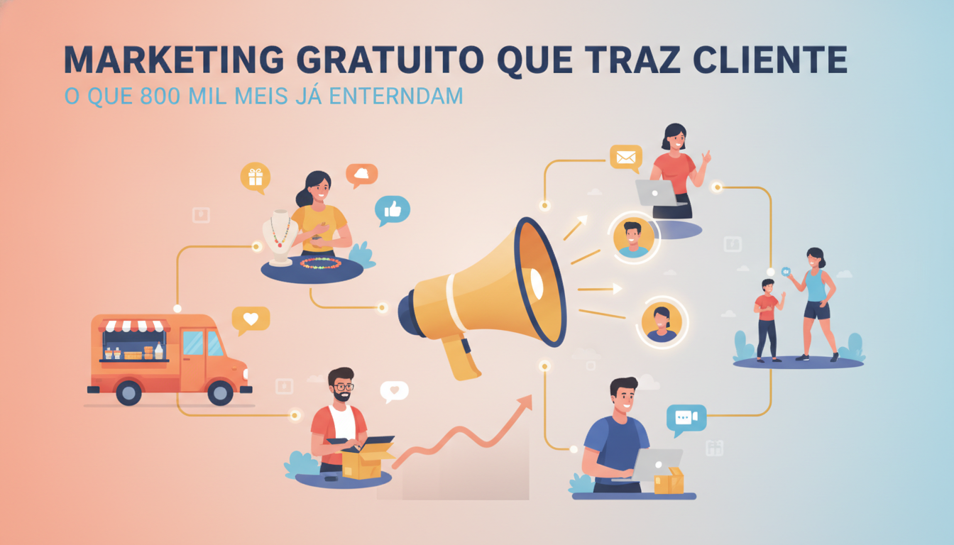 Marketing gratuito que traz cliente: o que 800 mil MEIs já entenderam