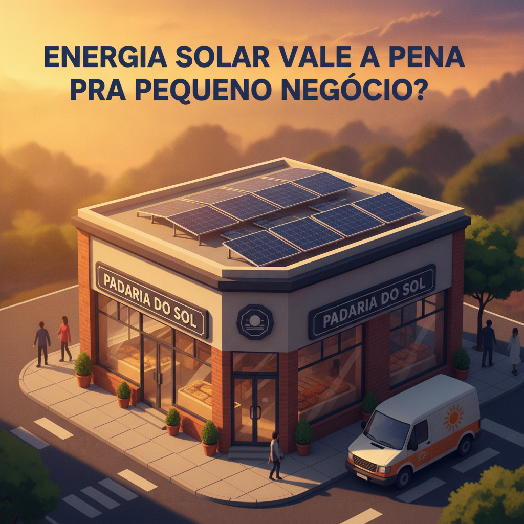 Energia solar vale a pena pra pequeno negócio?
