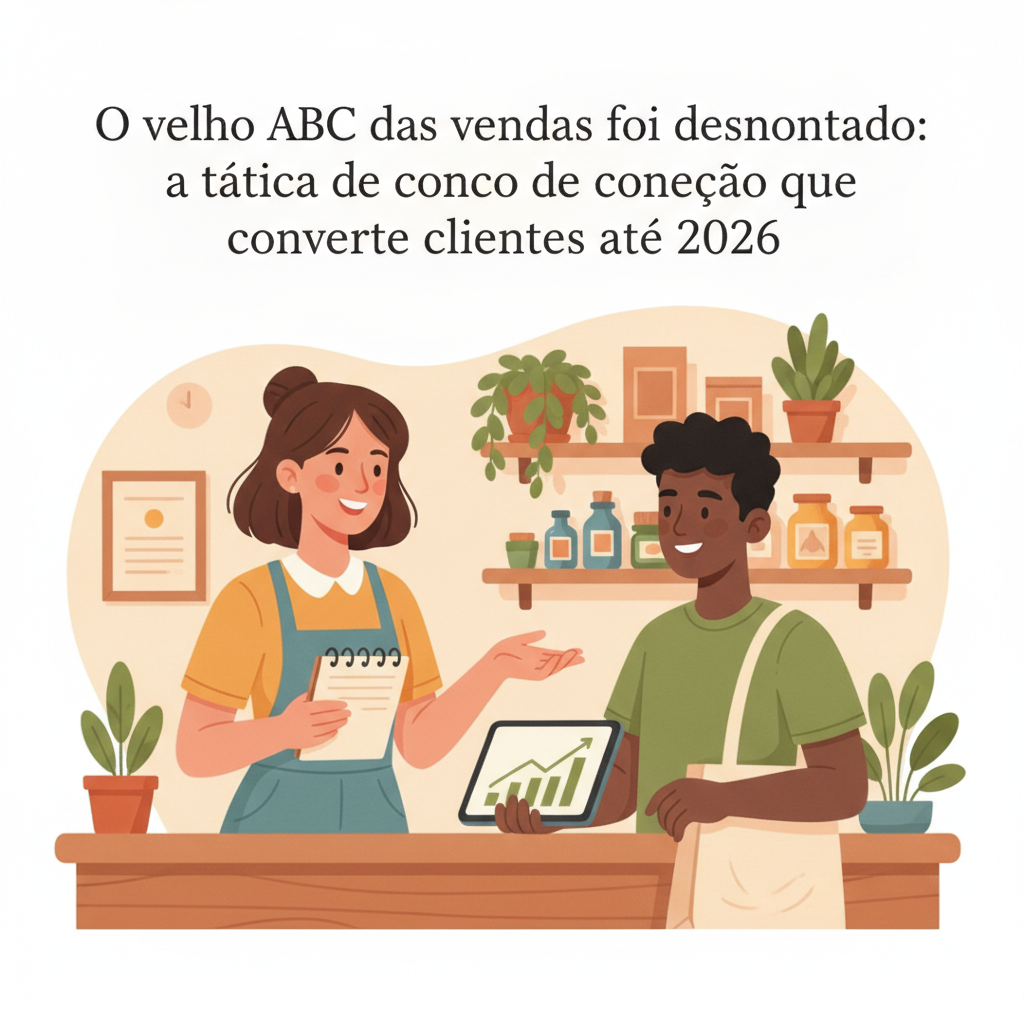 O velho ABC das vendas foi desmontado: a tática de conexão que converte clientes até 2026