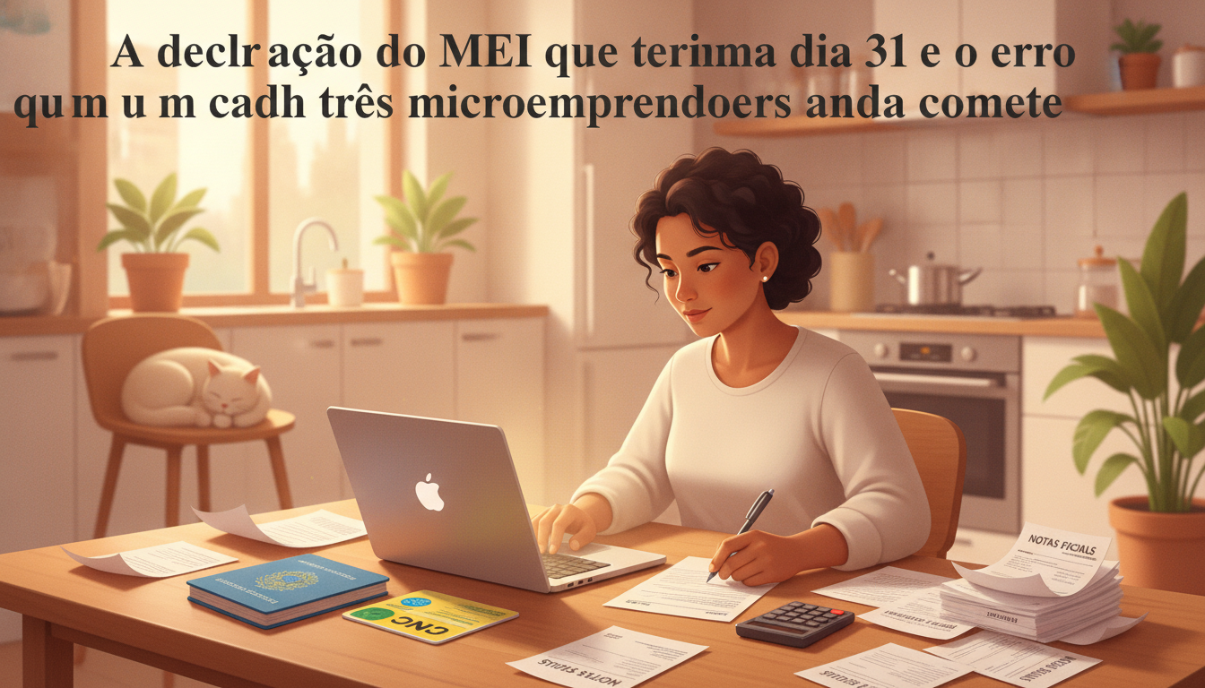 A declaração do MEI que termina dia 31 e o erro que um em cada três microempreendedores ainda comete