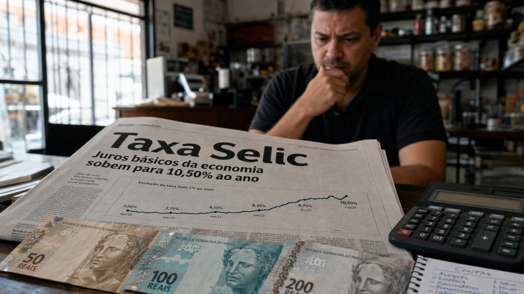 Selic parada em junho: o que significa para o credito do seu