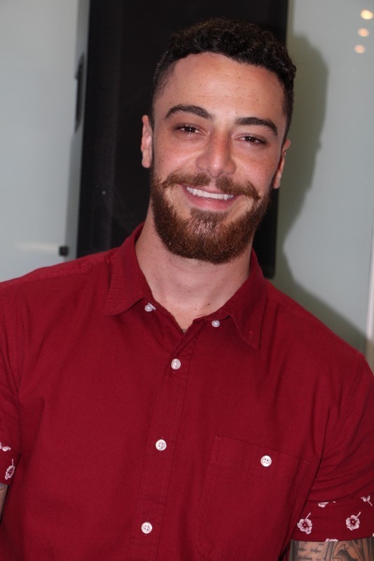 Retrato de Felipe Titto em evento realizado em São Paulo em 2014