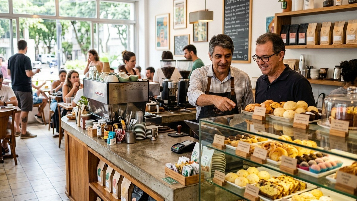 A franquia de repasse que virou quatro cafeterias exigiu uma pausa para organizar a operação